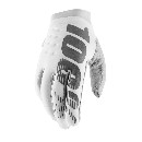 100% Brisker Cold Weather Gloves White/Silver XL