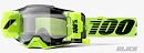 100% Goggle Armega Forecast Yellow Clear Lens + Roll-Off