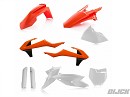 ACERBIS Full Plastic Kit SX/F 16-18 / SX250 17-18 OEM 2018
- Front Fender Orange
- Rear Fender Orange
- Radiator Cover Orange/Black
- Front Number White
- Side Panels White
- Airboxcover White
- Fork Guards White