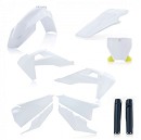 ACERBIS Plastic Kit HVA TTC125/250 19-22 / FC250/350/501 19-22 WHITE OEM 2022
- Front Fender White
- Rear Fender White
- Radiator Scoops White
- Side Panels White
- Number Plate White / Yellow
- Airbox Covers Grey
- Fork Guards Blue