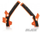 ACERBIS X-Grip Frameguard + Grip KTM SX85 18-24  ORANGE/BLACK