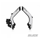 ACERBIS X-Grip Frameguard + Grip  TC125-250 19-22 / FC250-450 19-22 / GASGAS MC/MCF/EC/ECF 125-450 21-23 BLACK / WHITE