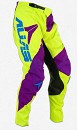 ALIAS A2 Pant Bars Neon Yellow/Purple Red Size 40