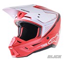 ALPINESTARS S-M5 Helmet Rayon Bright Red / White Matt