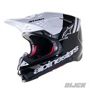 ALPINESTARS Supertech S-M8 Radium 2 Helmet Black / White Glossy Size XL