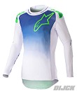 ALPINESTARS Supertech Risen Jersey BLUE RAY / WHITE / GREEN FLUO