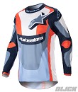 ALPINESTARS Fluid Agent Jersey NIGHT NAVY / HOT ORANGE Size L