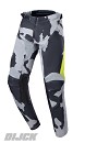 ALPINESTARS Youth Racer Tactical Pants CAST GRAY / CAMO / YELLOW FLUO