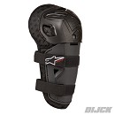 ALPINESTARS YOUTH Bionic Action Kickstart Knee Guard BLACK / RED ONE SIZE