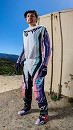 ALPINESTARS Techstar Limited Edition IMPERIAL KIT Size Pant 38 / Shirt XXL Double Purple / Blue / Black