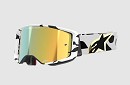 ALPINESTARS Supertech Corp Goggle absolute vision WHITE / GOLD - GOLD MIRROR LENS