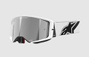ALPINESTARS Supertech Corp Goggle absolute vision WHITE - SILVER MIRROR LENS