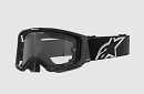 ALPINESTARS Vision 8 Wordmark Goggle BLACK - DUAL PANE CLEAR LENS
