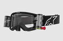 ALPINESTARS Vision 8 Corp Goggle BLACK - CLEAR ROLL-OFF LENS