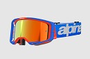 ALPINESTARS Vision 8 Wordmark Goggle BLUE / ORANGE - RED MIRROR LENS