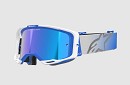 ALPINESTARS Vision 8 Corp Goggle BLUE / WHITE - BLUE MIRROR LENS