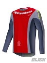 ALPINESTARS Techstar Melt Jersey BRIGHT RED / GRAY