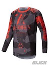 ALPINESTARS Racer Hollow Jersey GRAY CAMO / ORANGE FLUO