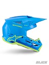 ALPINESTARS SM3 Force Helmet CYAN GLOSSY
