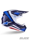 ALPINESTARS SM7 Rise Helmet BLUE / WHITE GLOSSY
