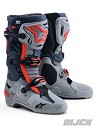 ALPINESTARS Boots Enduro TECH 10 Mid Gray / Dark Gray / Red Fluo