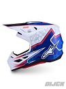 ALPINESTARS SM7 Blaster Helmet White / Blue / Red Glossy