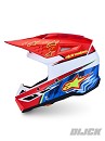 ALPINESTARS SM3 Falkon Helmet Red Fluo / White / Blue / Yellow Fluo - Glossy