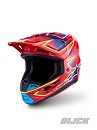 ALPINESTARS SM7 Cast Helmet RED / YELLOW FLUO / BLUE GLOSSY