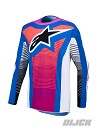 ALPINESTARS Techstar Maven Jersey White / Hot Coral / Blithe Blue