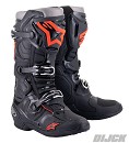 ALPINESTARS Boots TECH 10 Black / Red Fluo