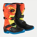 ALPINESTARS TECH 3S ORANGE FLUO / ENAMEL BLUE / YELLOW FLUO YOUTH
