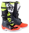ALPINESTARS Boots TECH 7S Kids Dark Gray / Red Fluo / Yellow Fluo