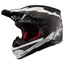 ALPINESTARS Supertech S-M10 Helmet BLACK / WHITE MATT