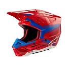 ALPINESTARS S-M5 Action 2 Helmet Bright Red / Blue Glossy