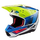 ALPINESTARS S-M5 Sail Helmet YELLOW FLUO / ENAMAL BLUE / SILVER GLOSSY