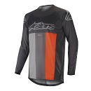 ALPINESTARS Techstar Venom Jersey ANTHRACITE / GRAY / ORANGE FLUO Size XL