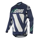 Alpinestars Racer Braap Jersey COOL GRAY / DARK, NAVY TEAL Size XL