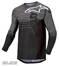 ALPINESTARS Jersey Techstar Graphite Dark Gray / Black Neon Size S
