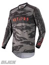ALPINESTARS Jersey Racer Tactical Black / Gray / Camo / Red Fluo Size S