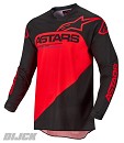 ALPINESTARS Jersey Racer Supermatic Black / Bright Red Size L