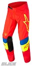 ALPINESTARS Pants Techstar Quadro Bright Red / Yellow Fluo / Blue Size 38