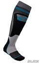 ALPINESTARS MX Plus-1 Socks Black/Cyan Size S