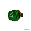 APICO Oil Drain Plug with Magnet M8x16MMx1.25 KXF250 21-25 / KXF450 19-25 GREEN