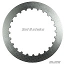 APICO Steel Clutch Plates (set 8pcs.) SX250/300 94-12