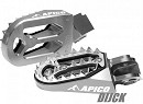 APICO Pro Bite Foot Pegs KX65 00-17 / KX85 01-17 TITANIUM Colour