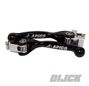APICO Flexi Lever Set HONDA CRF450 21-25 BLACK