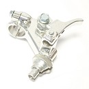RACELINE Lever Holder RM-Z250 05-06, RM-Z450 05-07, KX250F 05-10, KX450F 06-08 SILVER