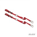 RACELINE Tiedown Hi/Viz 1.0 + Extra Loop & Carabiner Clip RED