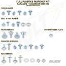 BOLT Full Plastic Fastener kit KX85 14-26