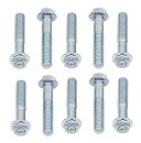 BOLT Hex Head Low Profile Flange Bolt 8x1.25x40mm (10pc)